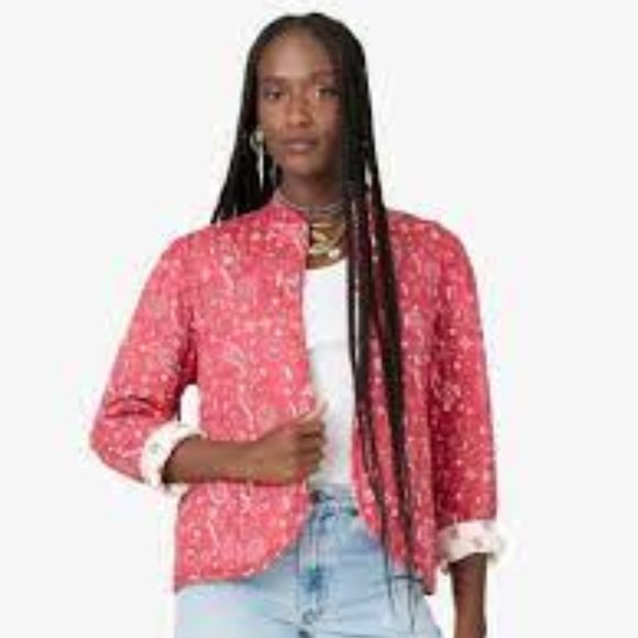 Xirena – Jaymie Quilted Jacket – Red Drop Bandana | Dame Jakker - Picture 1 of 3